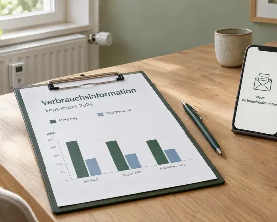 Unterjährige Verbrauchsinformation (uVi): Pflicht, Muster, 3 %