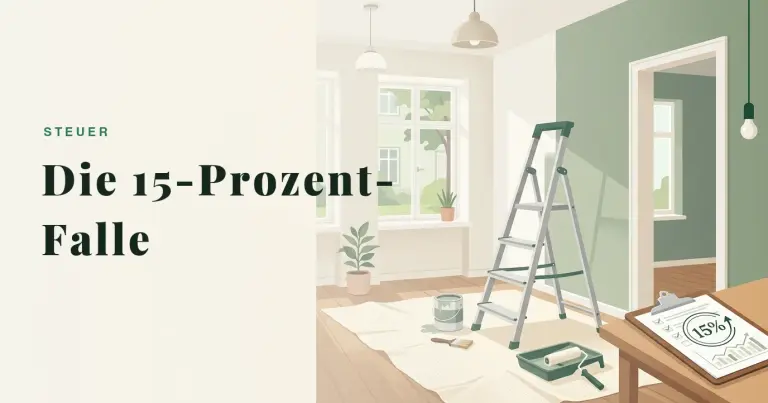Die 15-Prozent-Falle: Erhaltungsaufwand oder Herstellungskosten? - Ratgeber für Vermieter | vermieter1.de