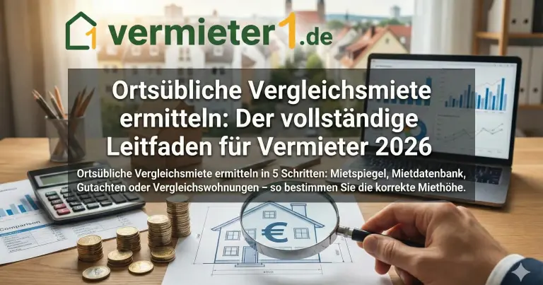 Ortsübliche Vergleichsmiete ermitteln: 4 Methoden (§ 558 BGB) - Ratgeber für Vermieter | vermieter1.de