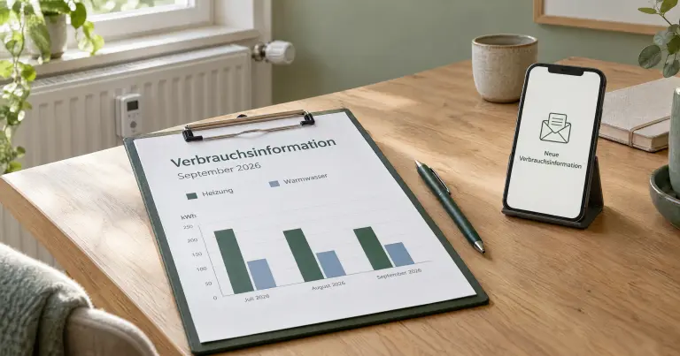 Unterjährige Verbrauchsinformation (uVi): Pflicht, Muster, 3 % - Ratgeber für Vermieter | vermieter1.de