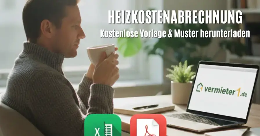 Heizkostenabrechnung Vorlage: Kostenloses Excel-Muster für Vermieter (2026) - Ratgeber für Vermieter | vermieter1.de