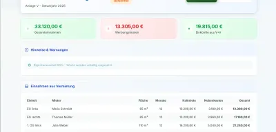 Anlage V in Rekordzeit: Unser neues Feature für Ihre Steuererklärung - Ratgeber für Vermieter | vermieter1.de