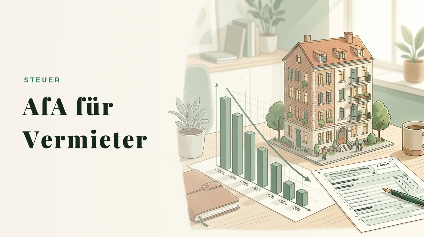 AfA Abschreibung Vermietung 2026: linear, degressiv, § 7b - Ratgeber für Vermieter | vermieter1.de
