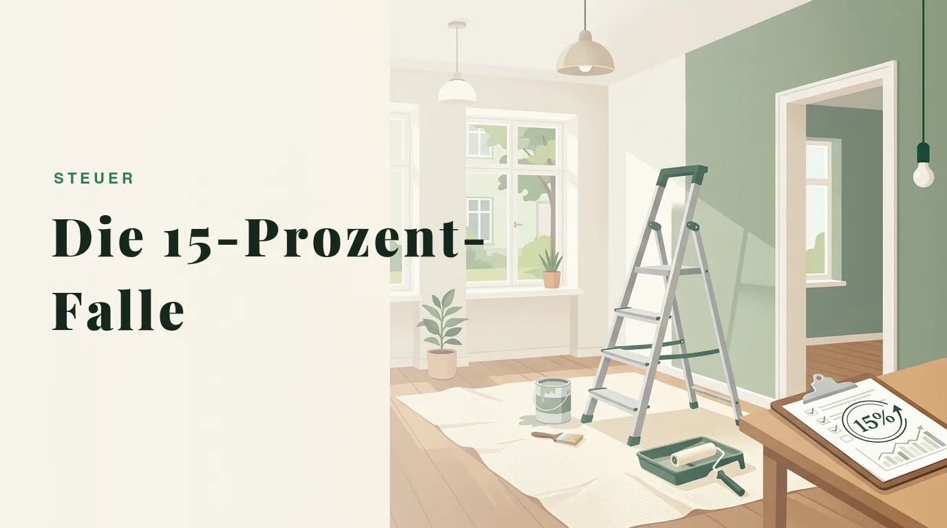Die 15-Prozent-Falle: Erhaltungsaufwand oder Herstellungskosten? - Ratgeber für Vermieter | vermieter1.de