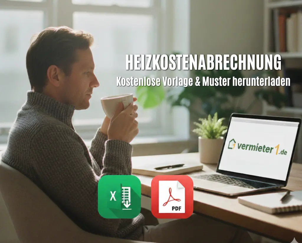 Heizkostenabrechnung Vorlage: Kostenloses Excel-Muster für Vermieter (2026) - Ratgeber für Vermieter | vermieter1.de