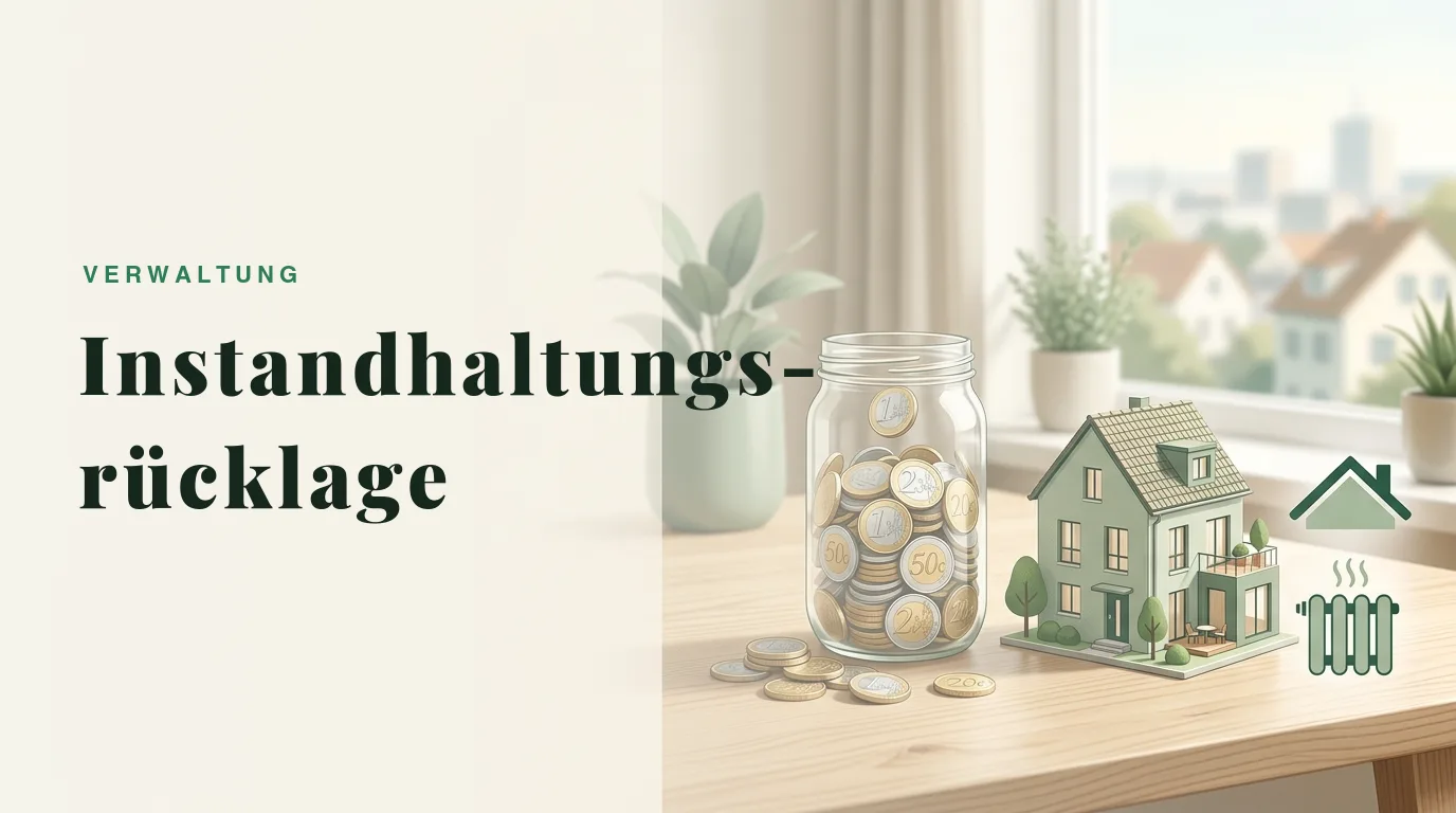 Instandhaltungsrücklage als Vermieter 2026: Richtwert & Steuer - Ratgeber für Vermieter | vermieter1.de