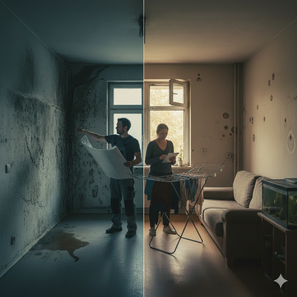 Schimmel: Wer ist verantwortlich — Vermieter oder Mieter?